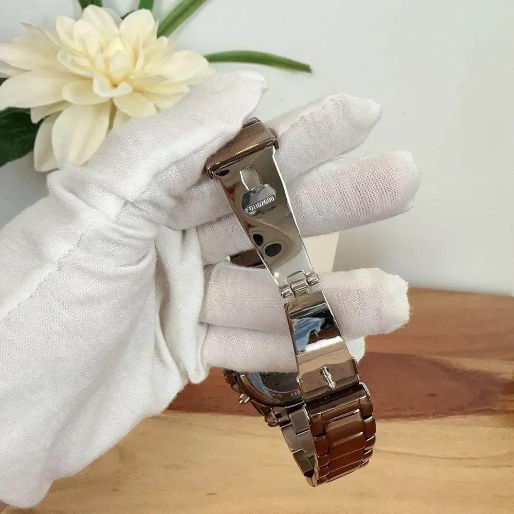 NWT Michael Kors Blair Chronograph‎ Brown Stainless Steel Watch MK6764